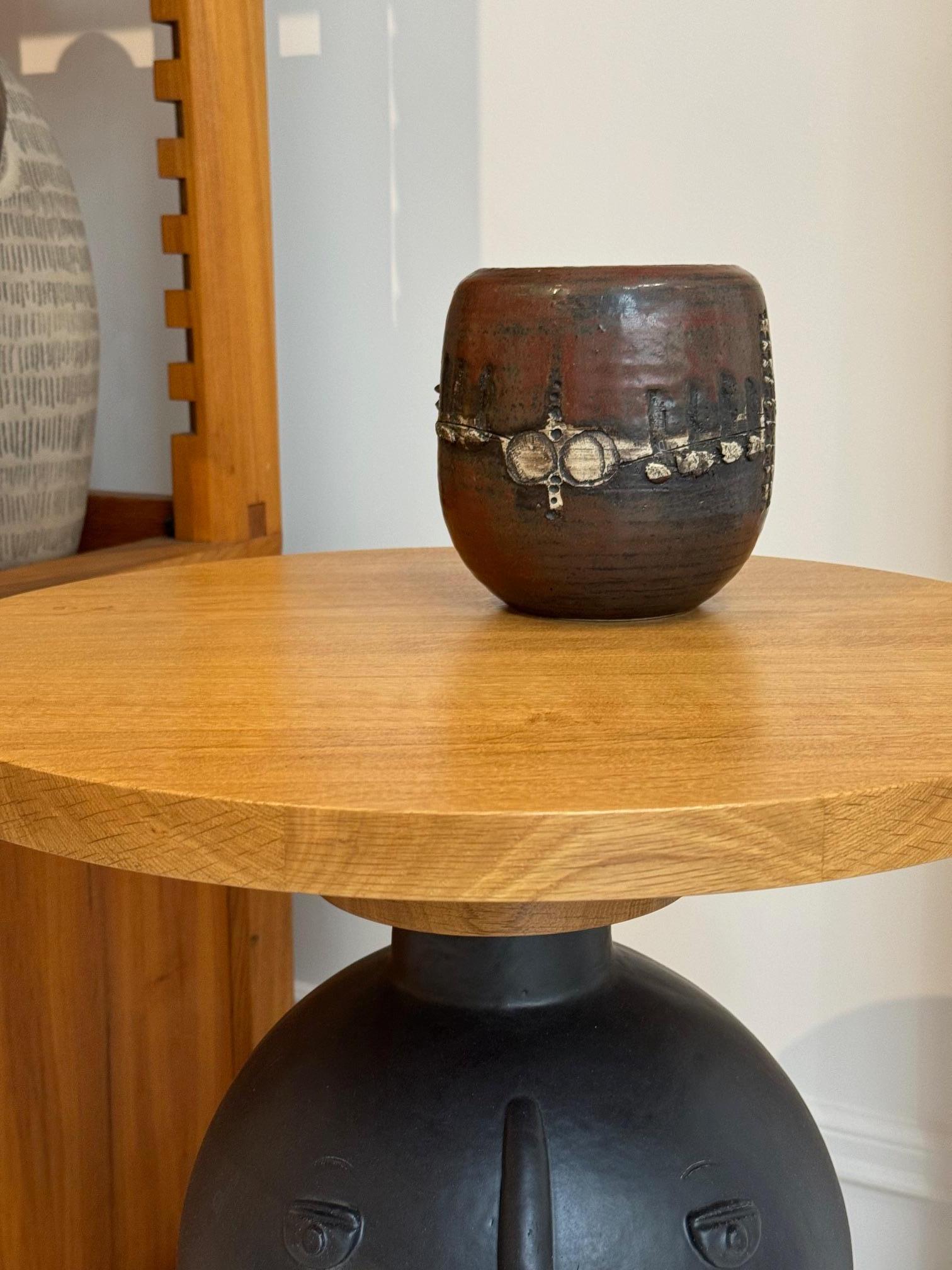 Ceramica Vaso unico in ceramica di Lisa Larson , Gustavsberg Svezia, anni '60 in vendita