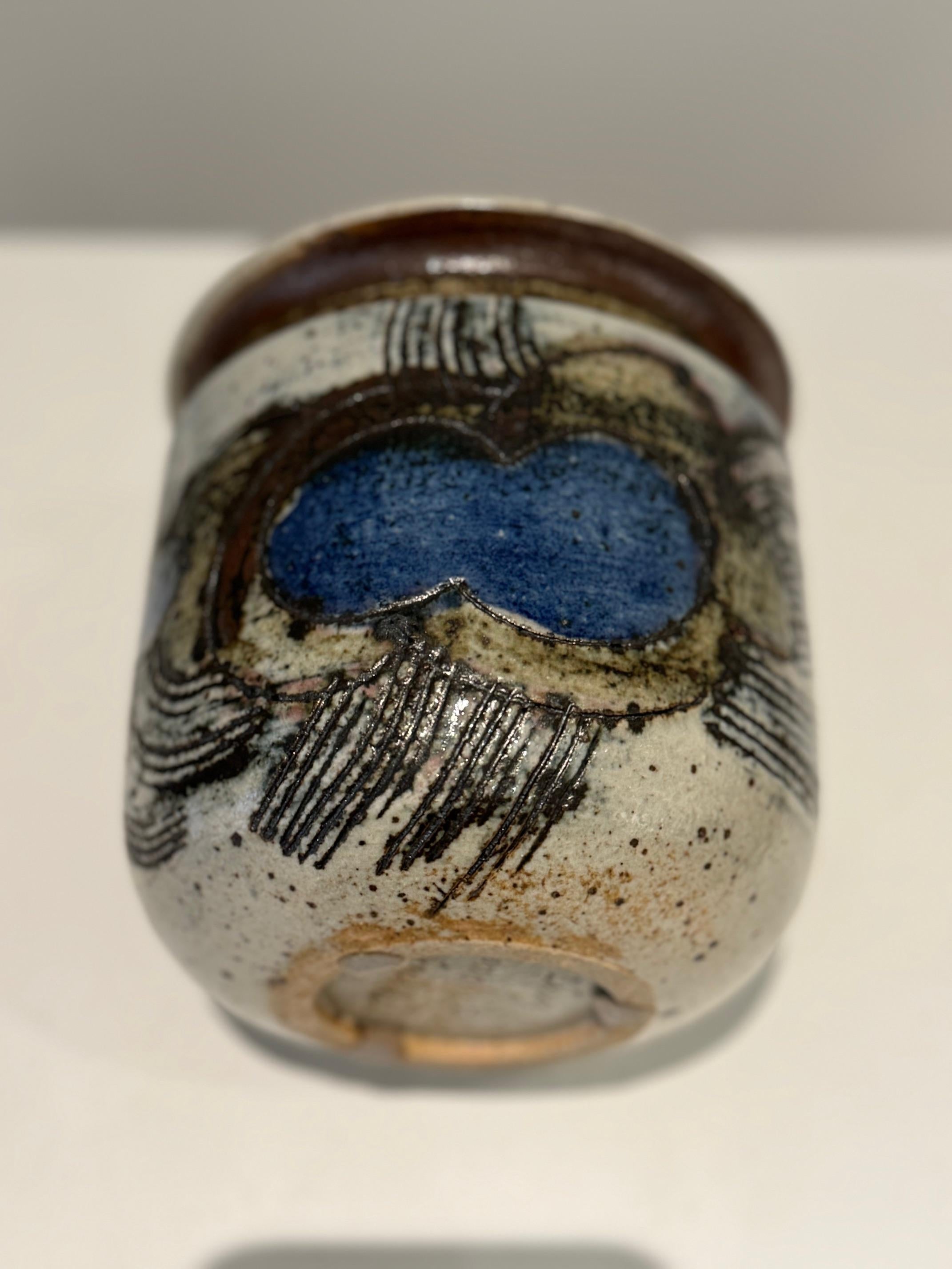 Einzigartige Keramikvase von Lisa Larson, Gustavsberg, Schweden, 1960er Jahre im Angebot 1