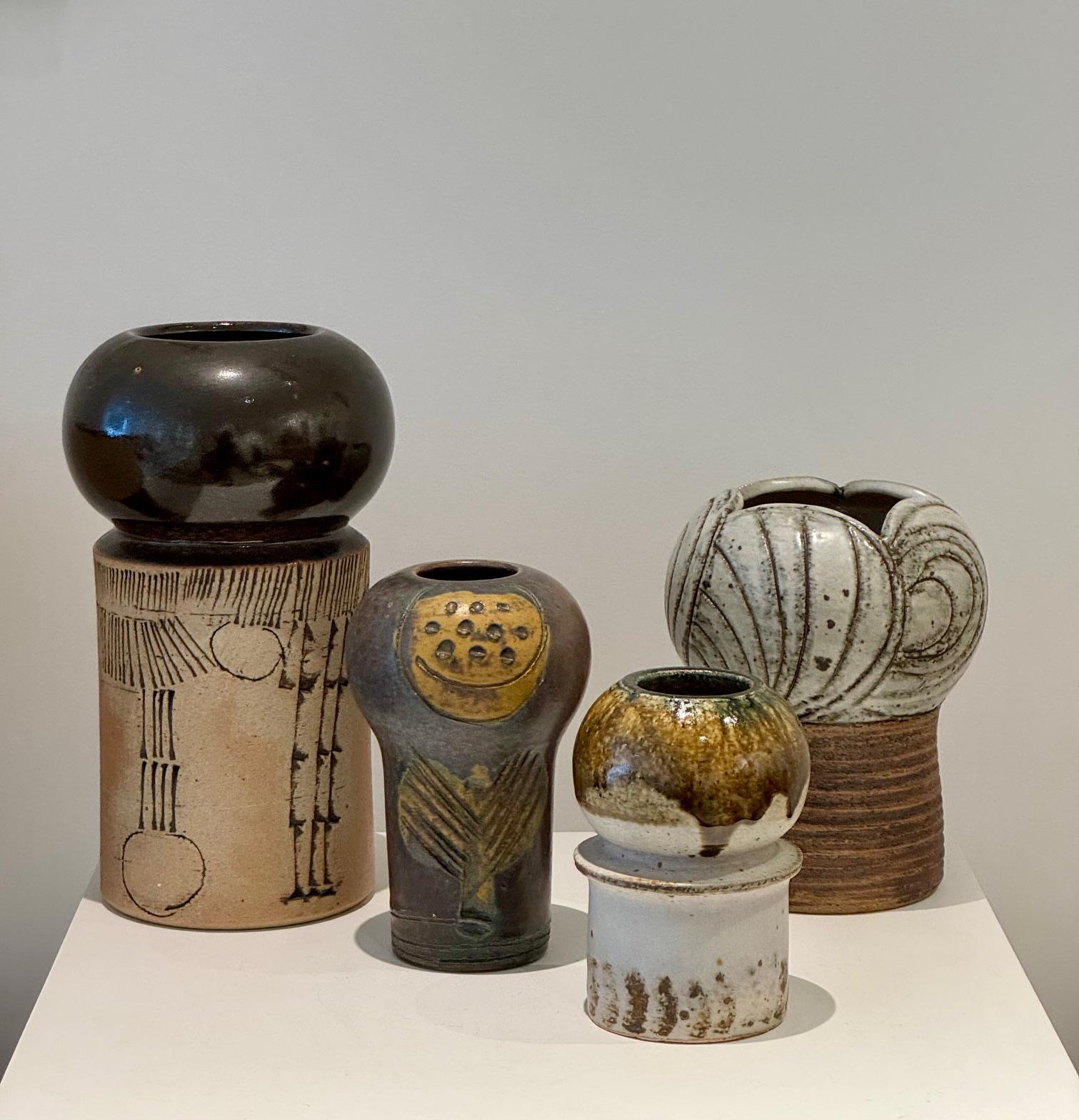 Vaso unico in ceramica di Lisa Larson , Gustavsberg Svezia, anni '60 in vendita 2