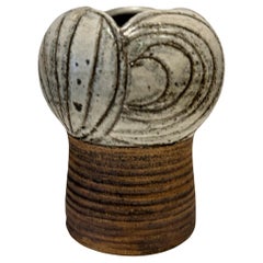 Vaso unico in ceramica di Lisa Larson , Gustavsberg Svezia, anni '60