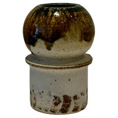 Vaso unico in ceramica di Lisa Larson , Gustavsberg Svezia, anni '60