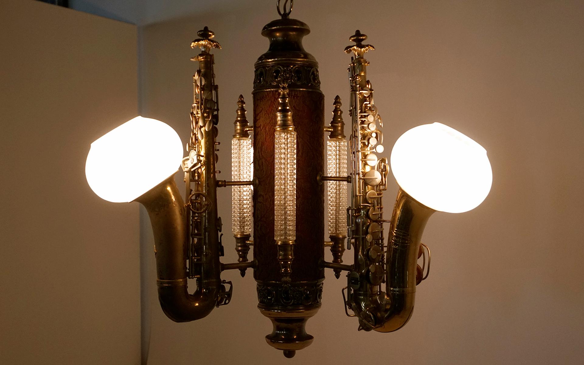 italian chandelier sax style