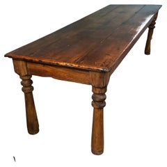 One of a Kind Character Rich Large Rustic Farm Table