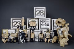 One of a Kind Complete Set of S.F.C.C. 2003 Designer Toys by Michael Lau