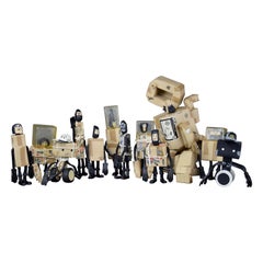One of a Kind Complete Set of S.F.C.C. 2003 Designer Toys by Michael Lau
