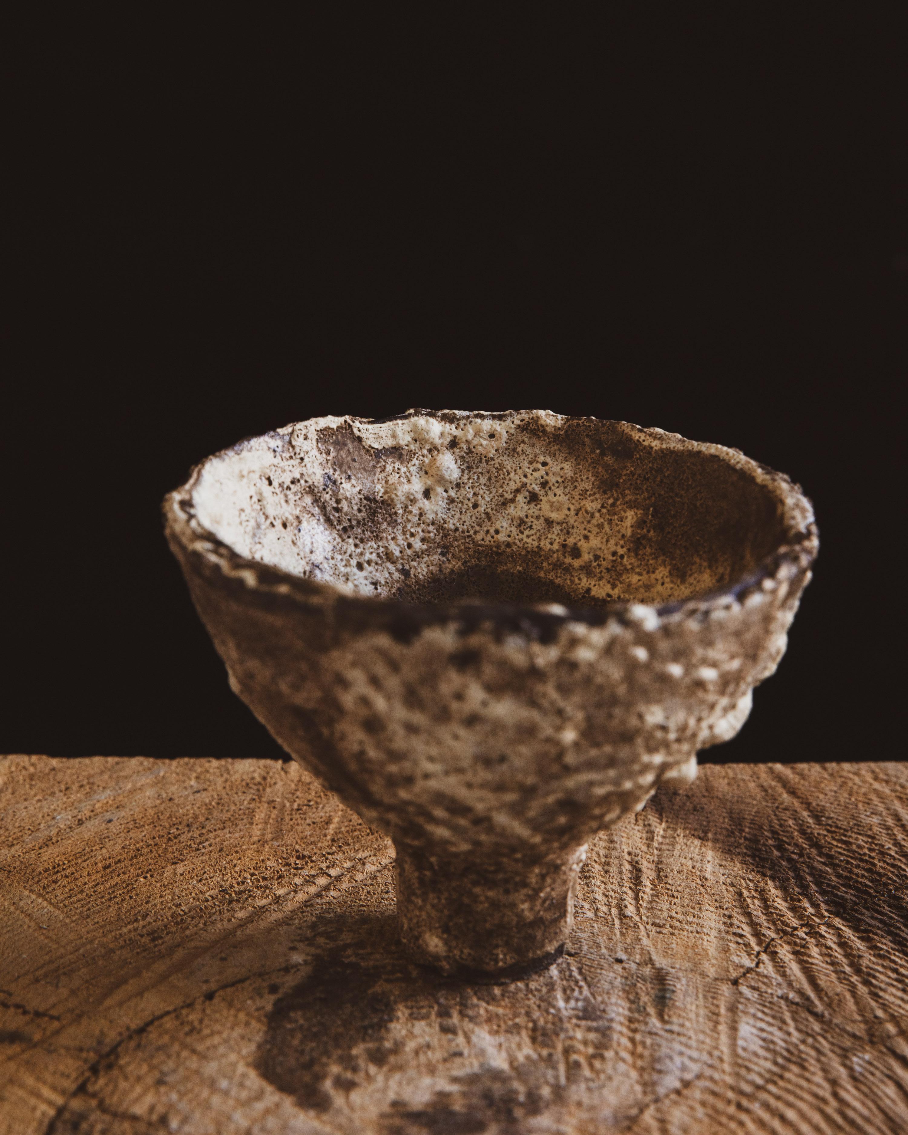 Spazzolato One-of-a-kind Compote Vessel No. 10 in vendita
