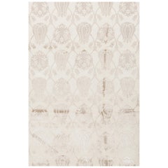 Zeitgenössischer handgewebter Teppich aus Wolle, 6' x 8'10, Unikat