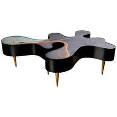 One-of-a-Kind Contemporary Mosaic Low Table by Katharina Welper, Brazil, 2014