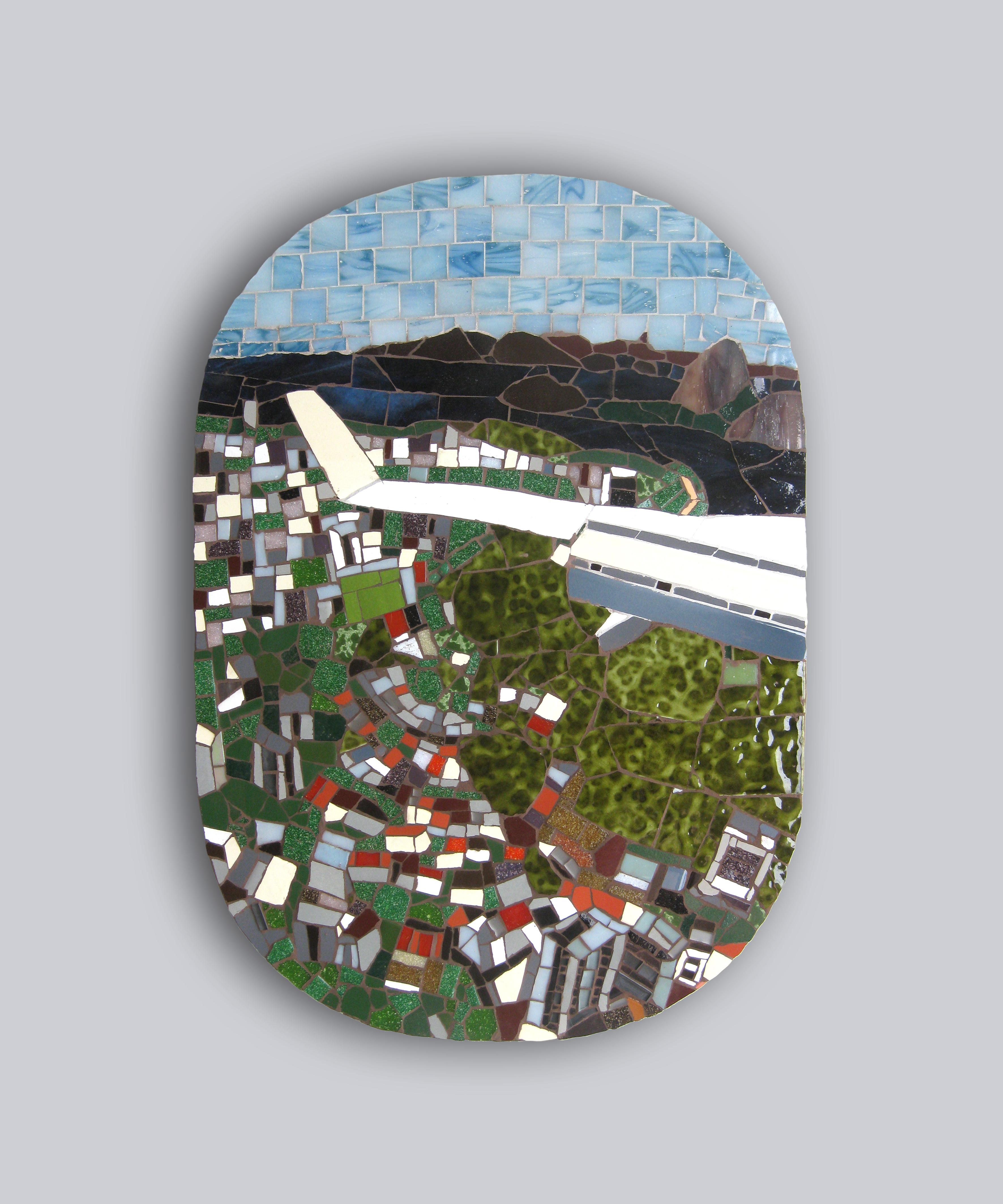 Mosaico contemporáneo único en su especie ML0106 de la artista brasileña Mariana Lloyd, 2020 Siglo XXI y contemporáneo en venta