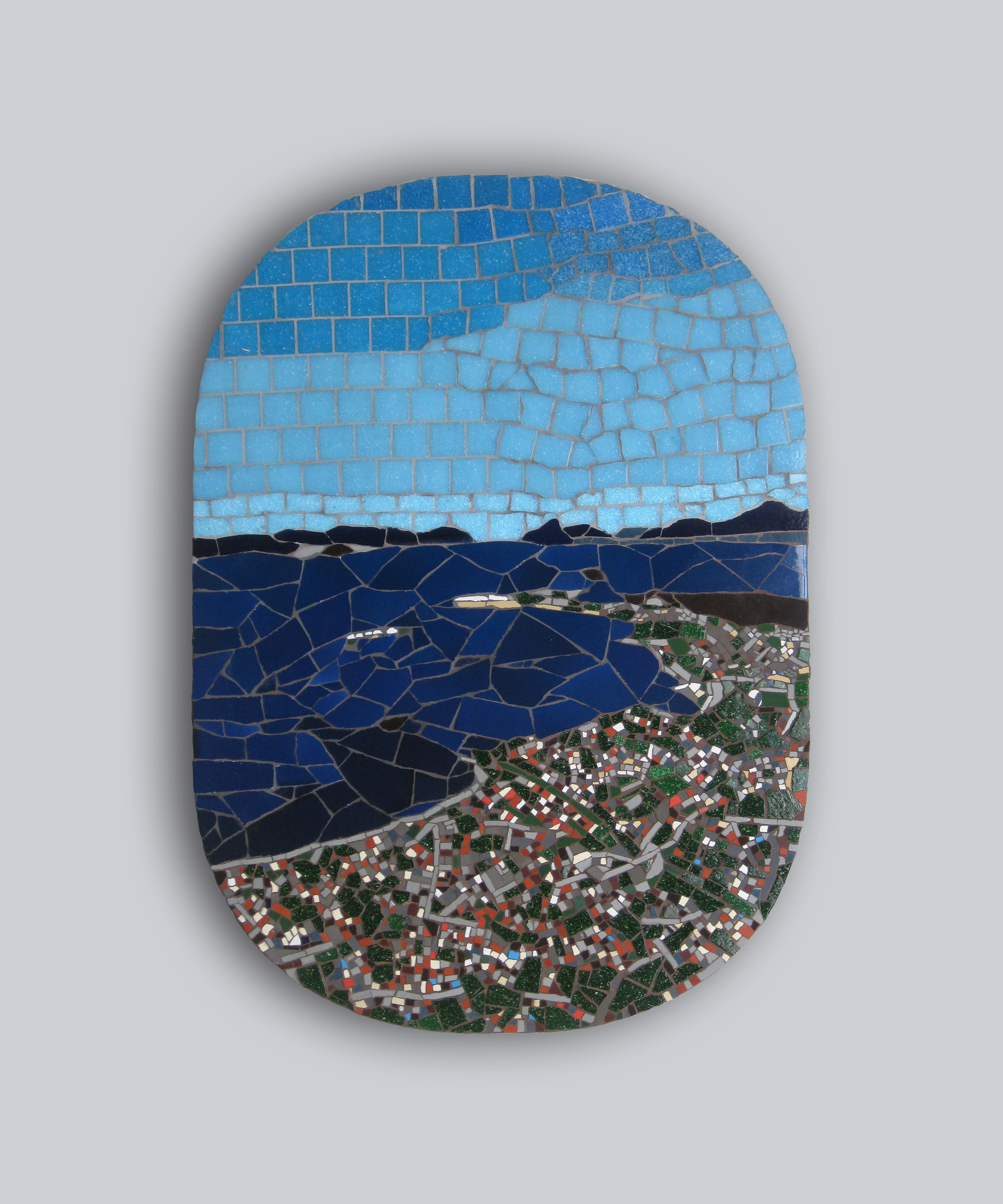 One-of-a-Kind Contemporary Mosaic ML0218 by Brazilian Artist Mariana Lloyd, 2020 1