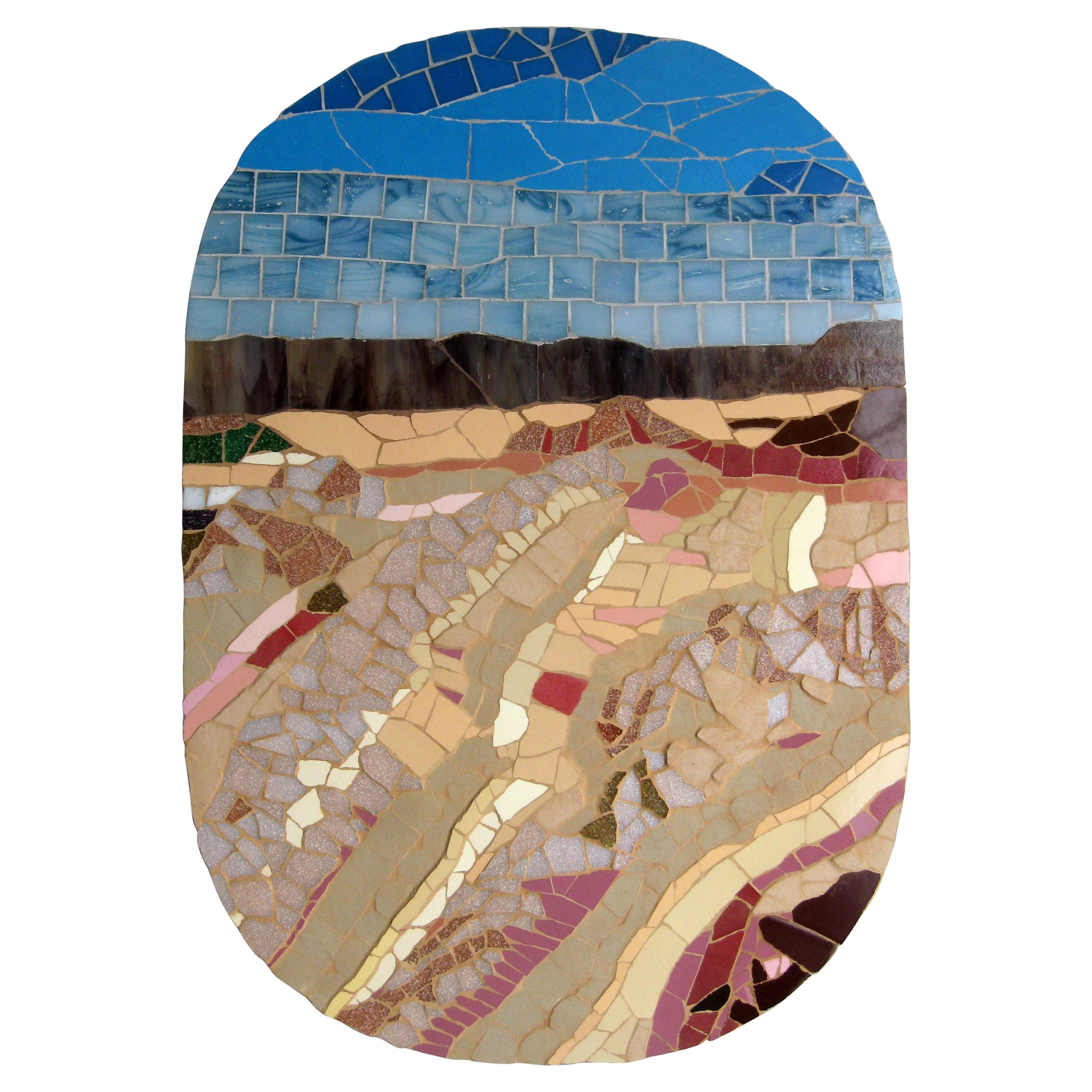 One-of-a-Kind Contemporary Mosaic ML1701 by Brazilian Artist Mariana Lloyd, 2020