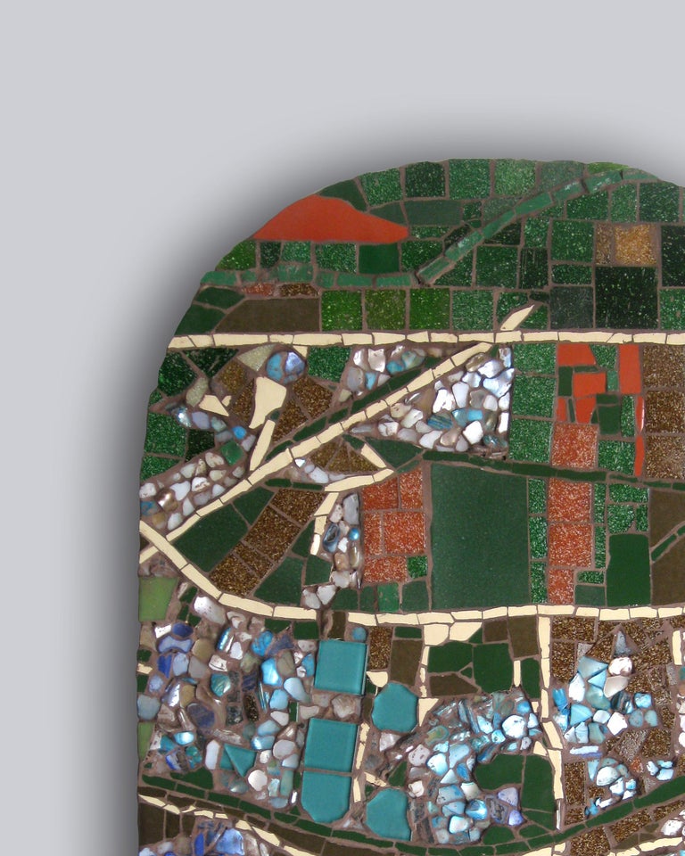 One-of-a-kind ML2909 mosaic part of the collection “Voos” (flights) by contemporary artist Mariana Lloyd. 

About the collection:
