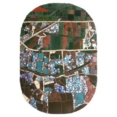 Mosaïque contemporaine unique en son genre ML2909 de l'artiste brésilienne Mariana Lloyd, 2020