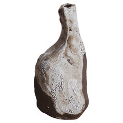 One-of-a-kind Crater Sculptural Bottle No.3