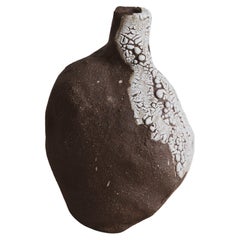 One-of-a-kind Crater Sculptural Bottle No.4