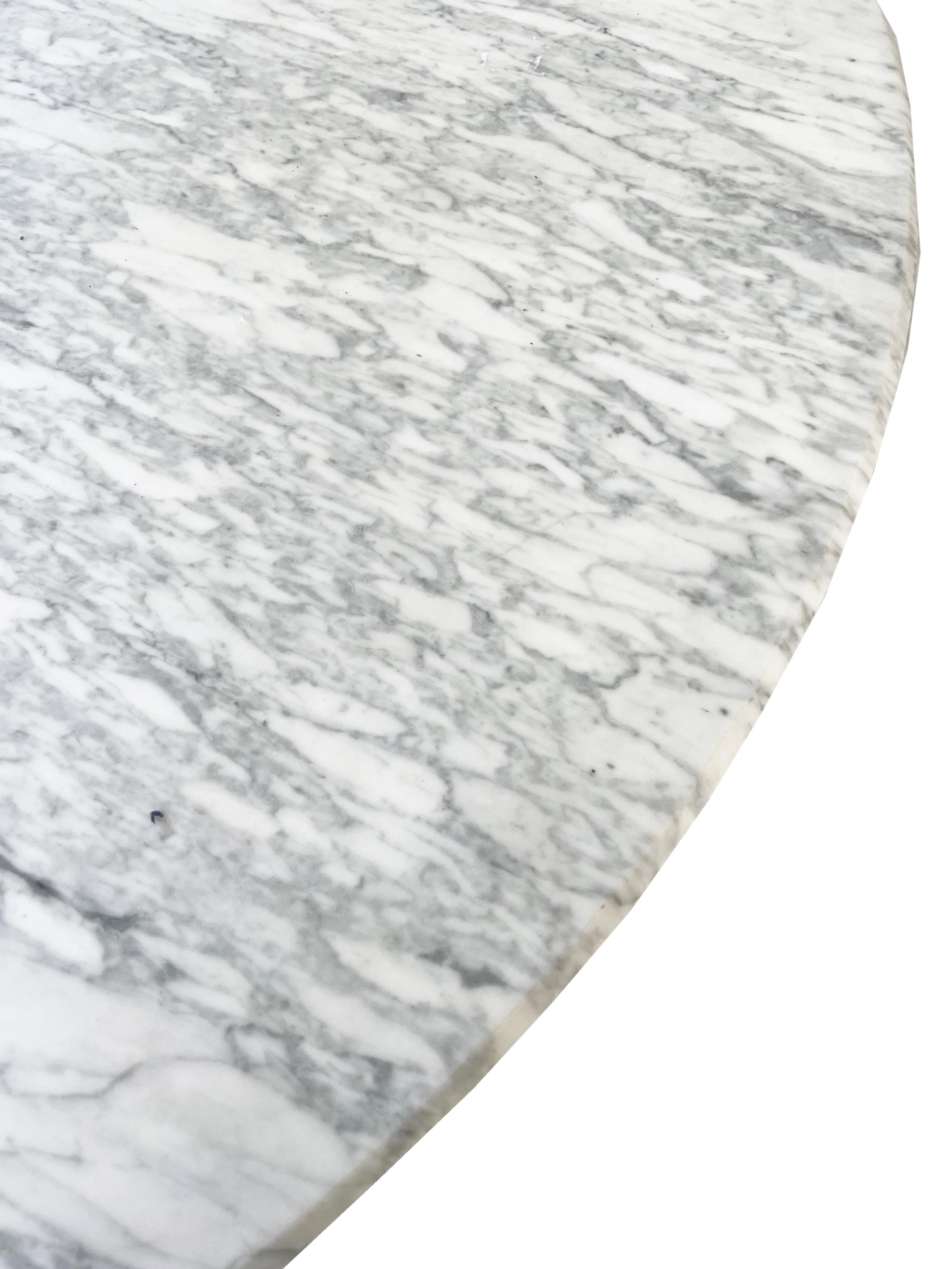 20th Century One-of-a-kind Custom Marble Dining Table For Sale