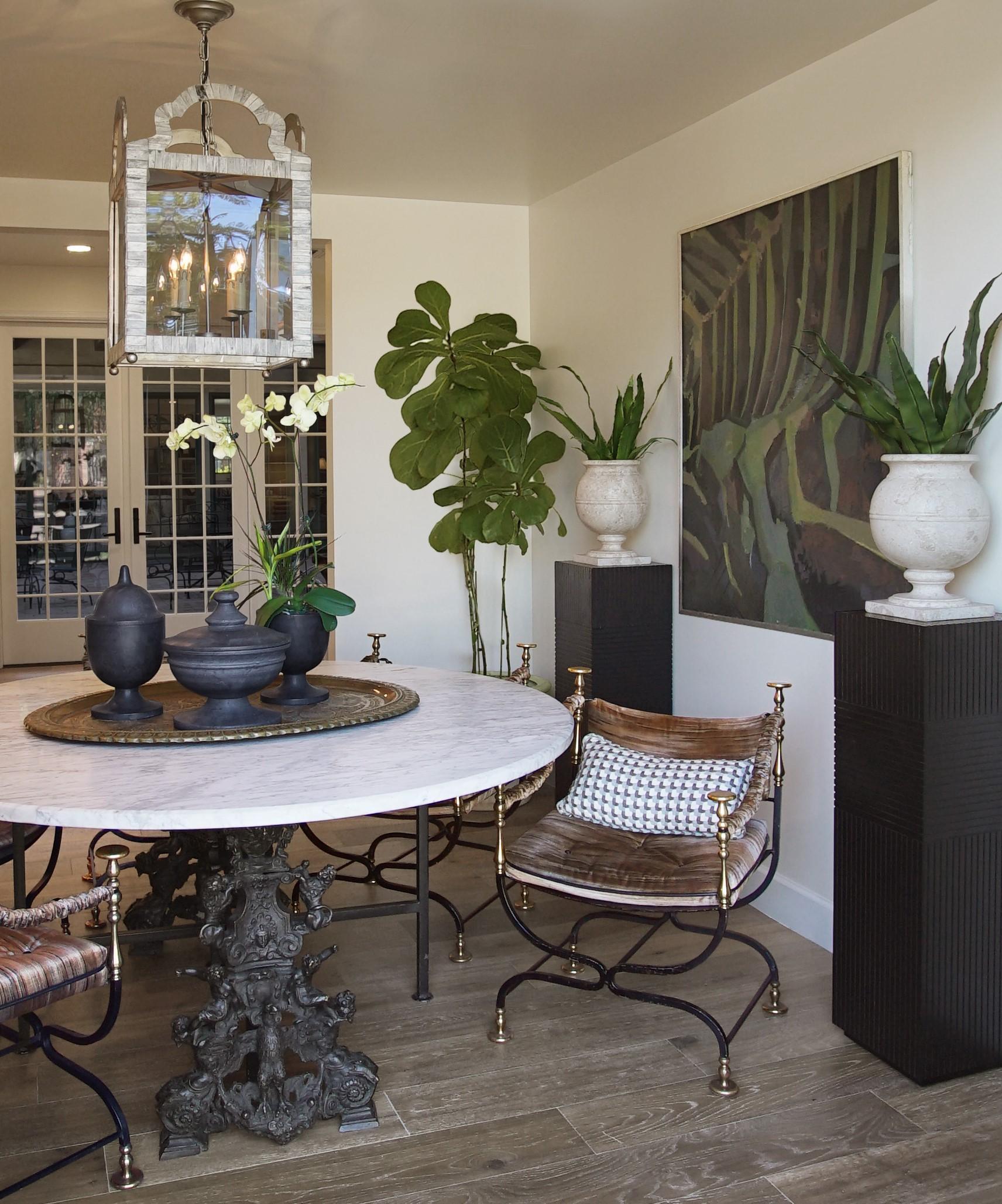 One-of-a-kind Custom Marble Dining Table For Sale 1