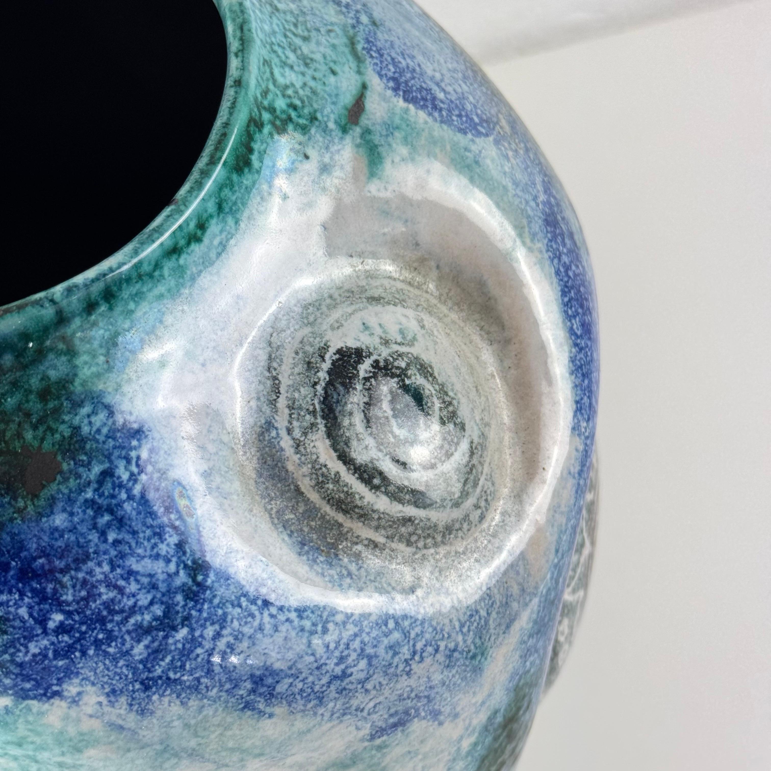 Einzigartige dekorative Zodiac-Vase, Albisola, Italien, 1930er Jahre (Keramik) im Angebot