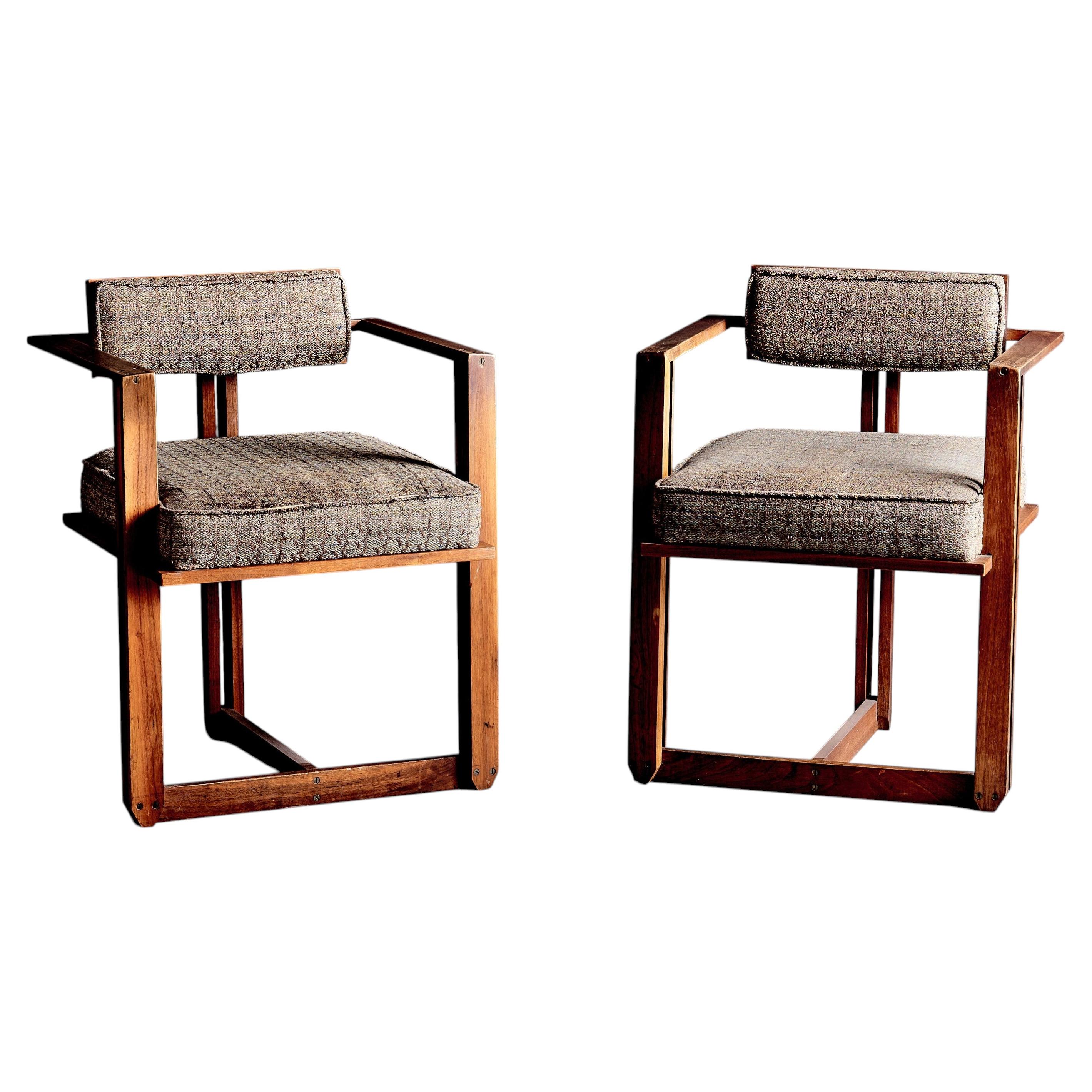 One-of-a-kind Dining Chair set by Architect Michael P. Johnson, USA, 1960s