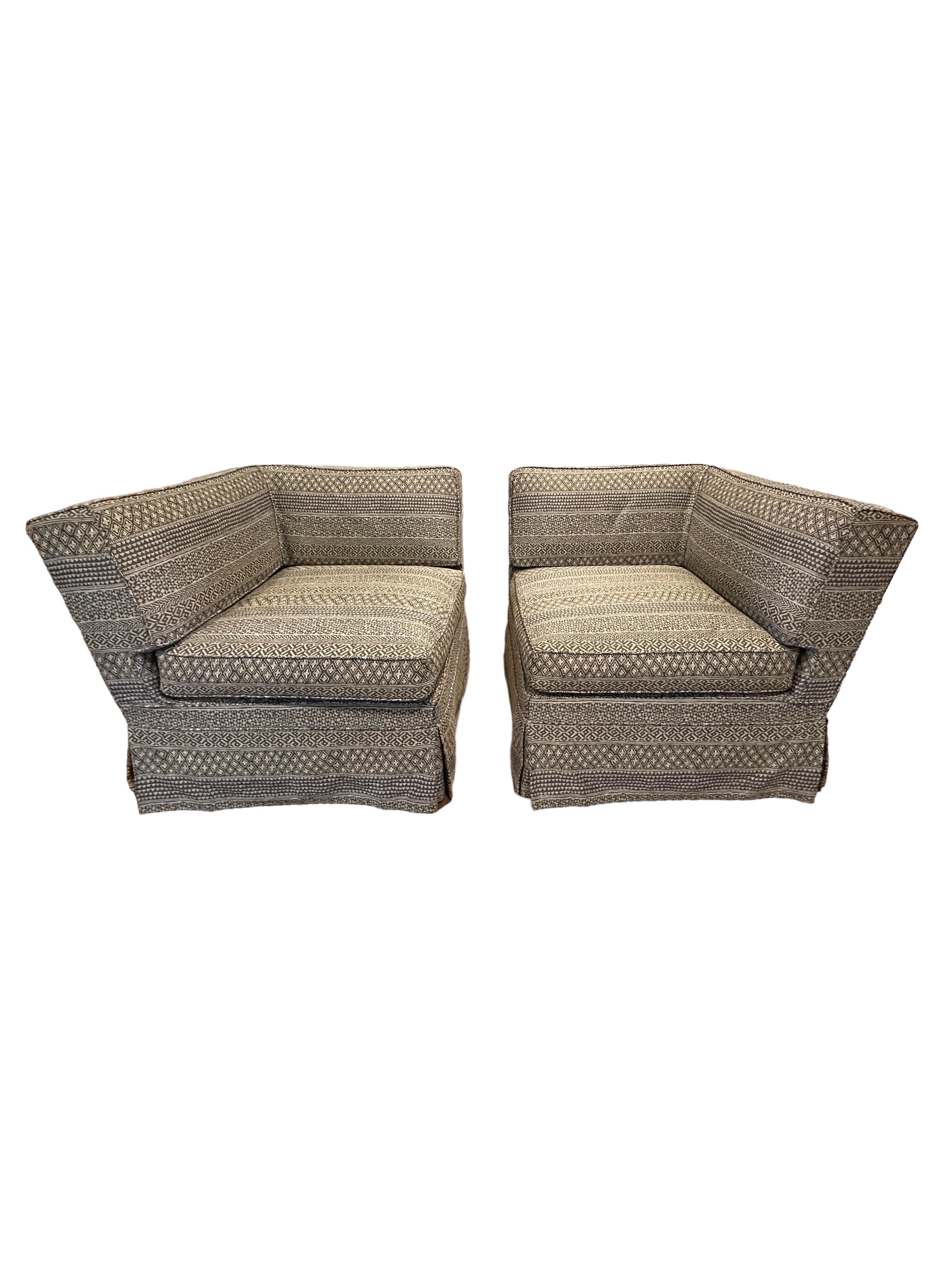 One-of-a-kind Donghia Two-Piece Loveseat For Sale 5