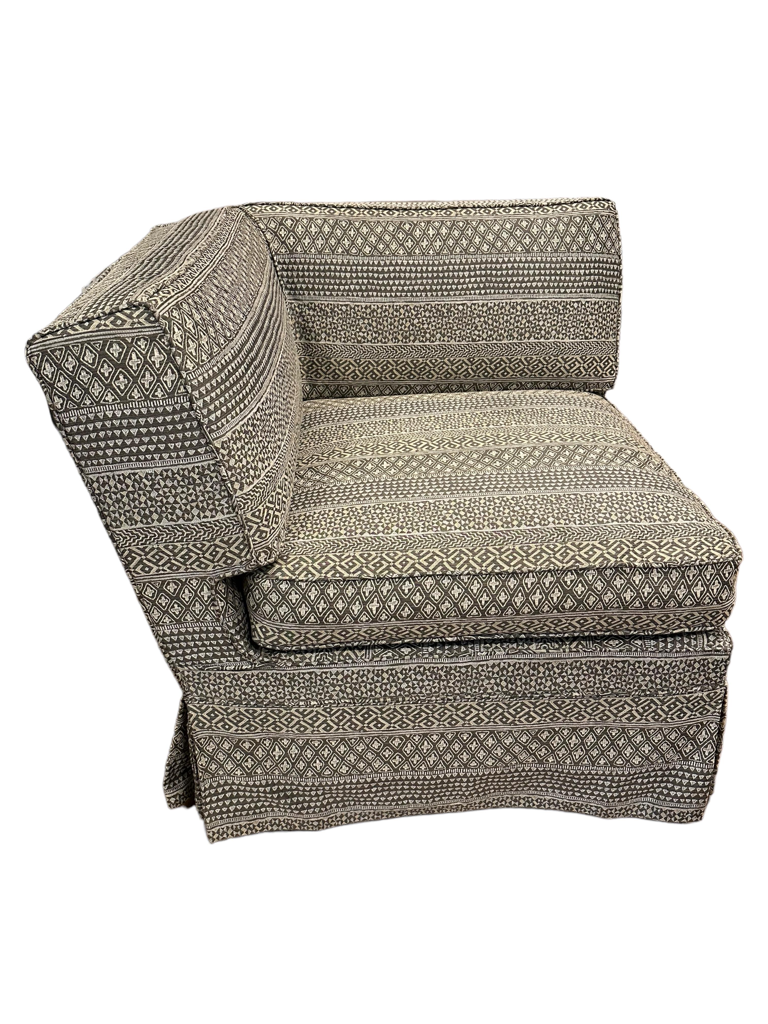 One-of-a-kind Donghia Two-Piece Loveseat For Sale 6