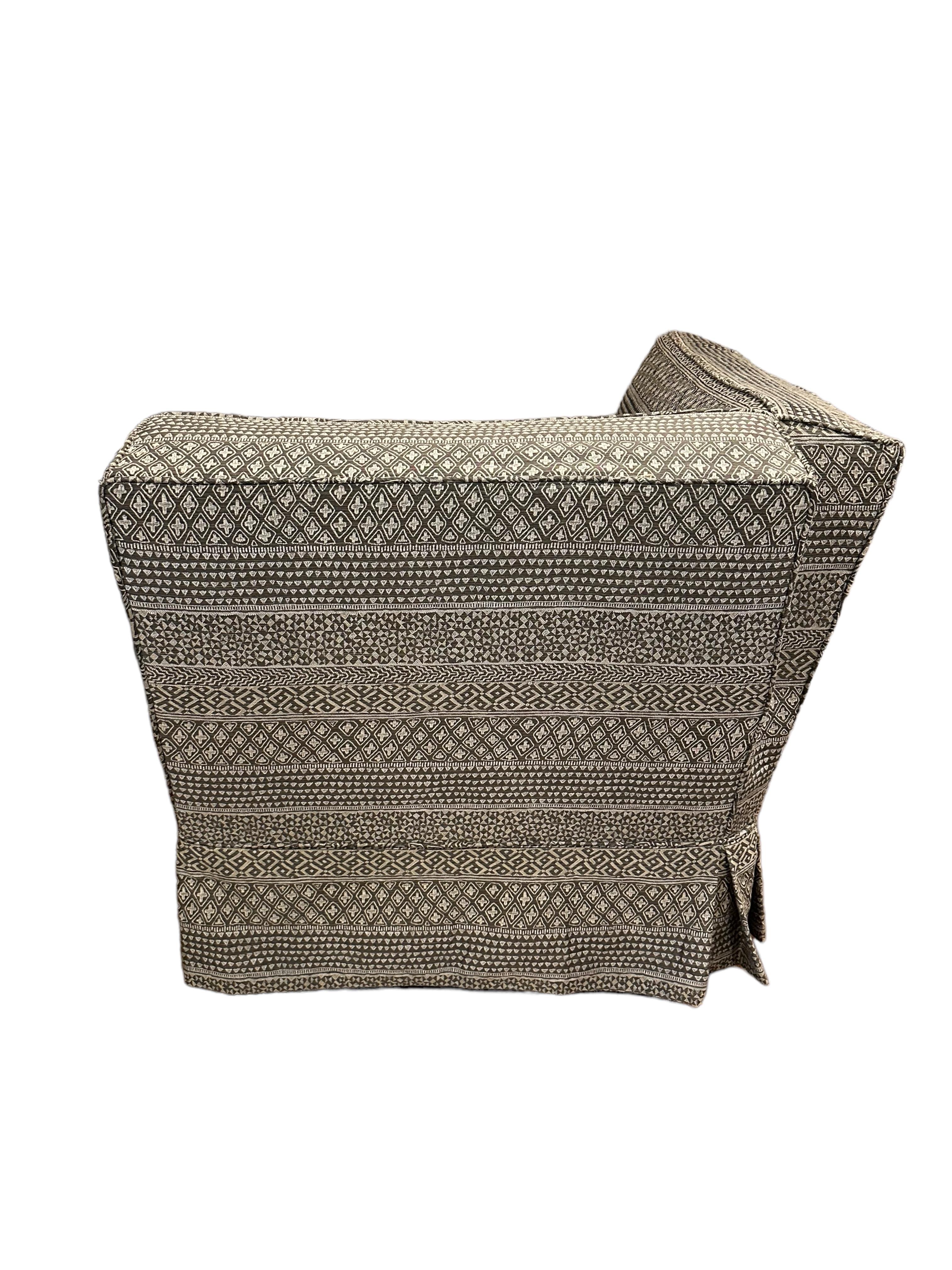 One-of-a-kind Donghia Two-Piece Loveseat For Sale 8