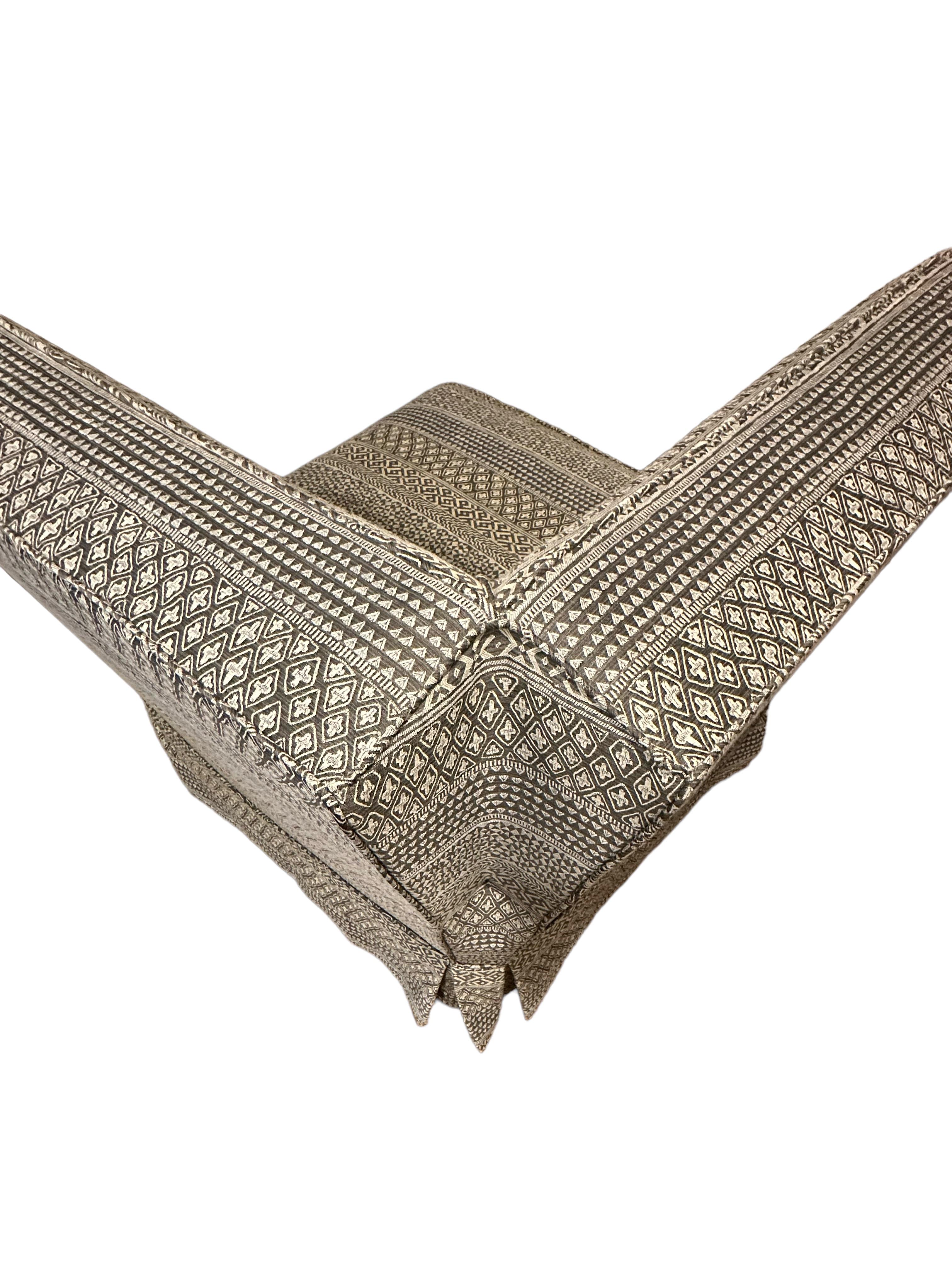 One-of-a-kind Donghia Two-Piece Loveseat For Sale 10