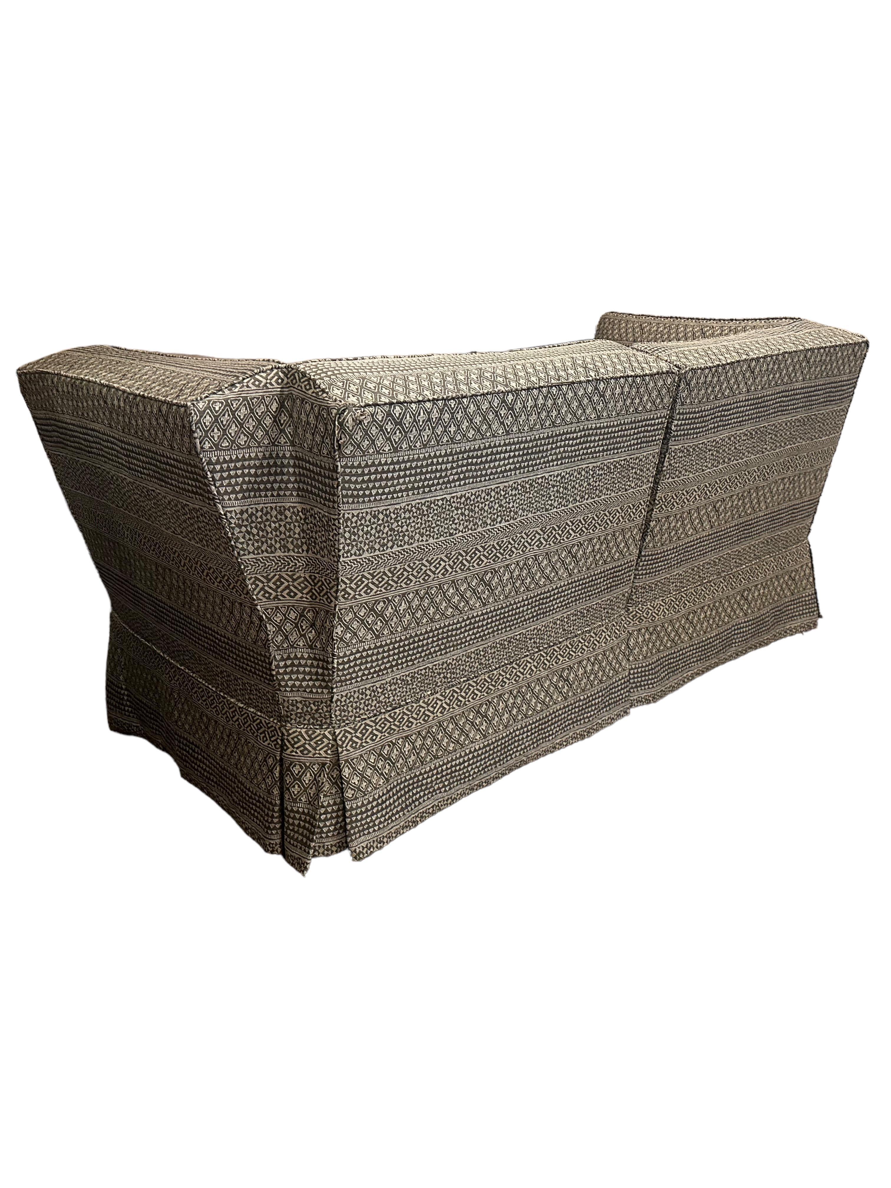 One-of-a-kind Donghia Two-Piece Loveseat For Sale 3