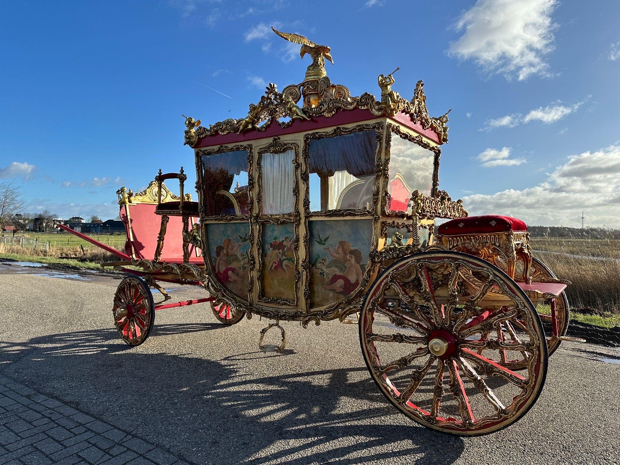 Chariot royal néerlandais unique en son genre, restauré et prêt à être utilisé en vente 3
