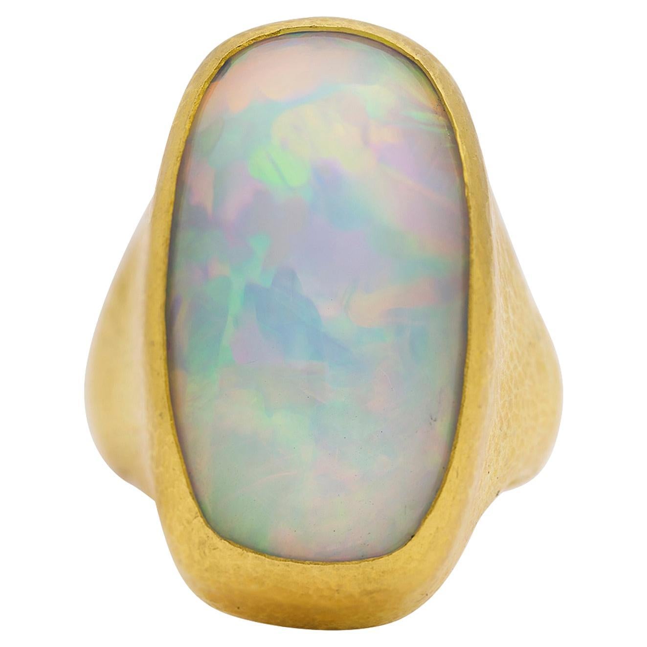 One of a Kind Ethiopian Opal Ring by Gurhan For Sale