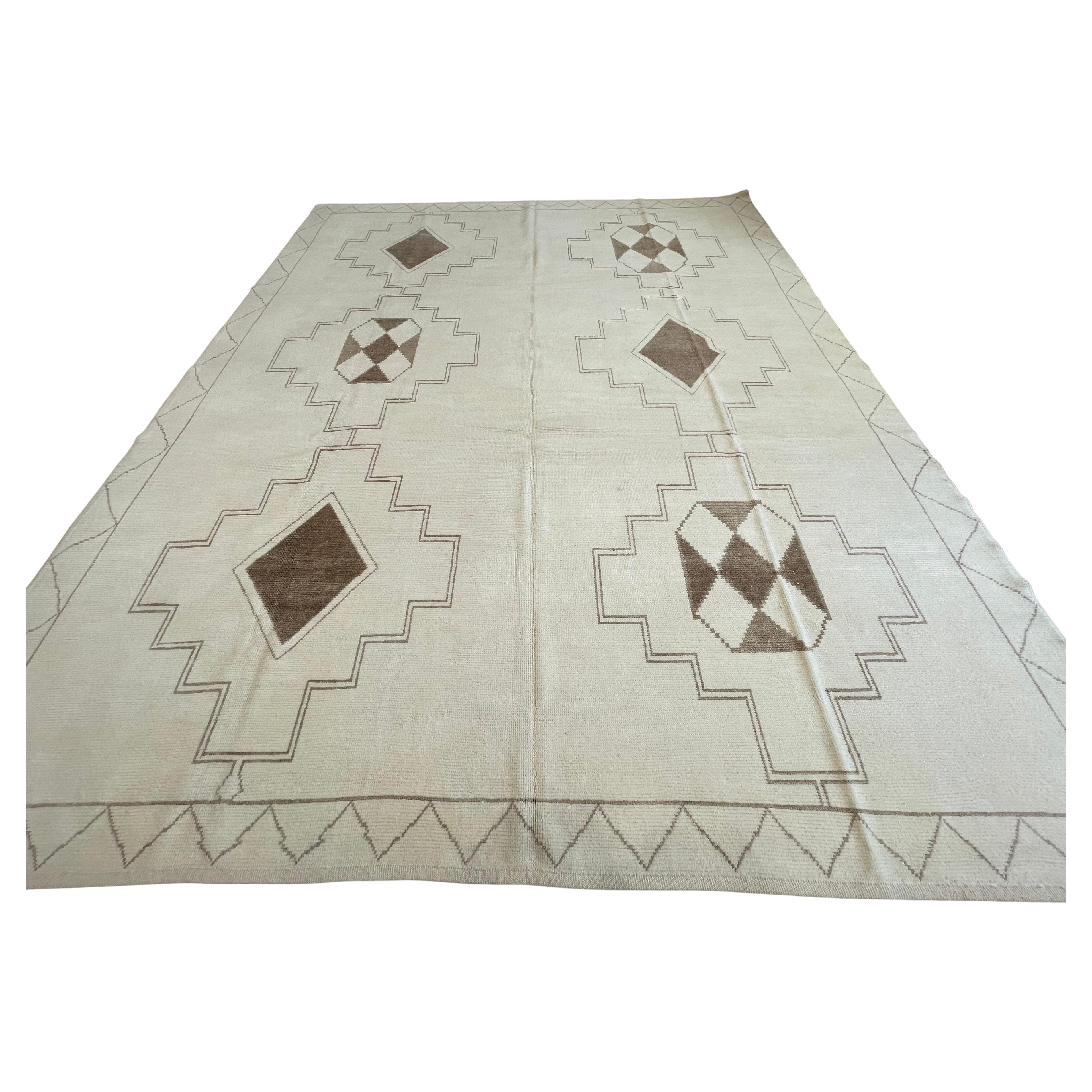 One-of-a-Kind Geometric Turkish Rug