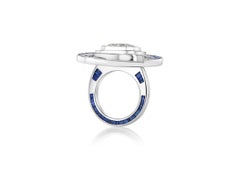 One of a kind GIA Certified 7 Carat Antique Diamond Cocktail ring