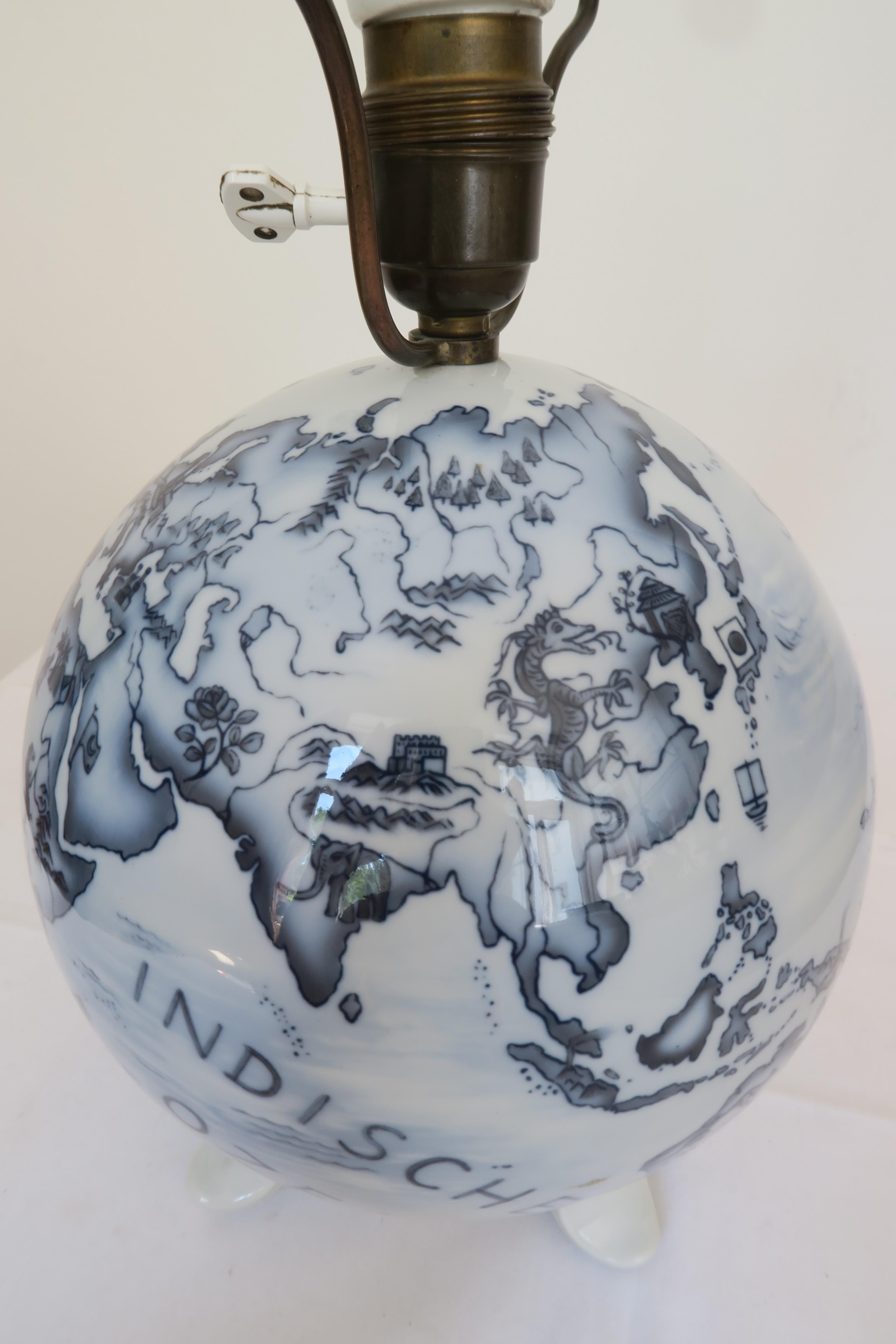 hand painted globes