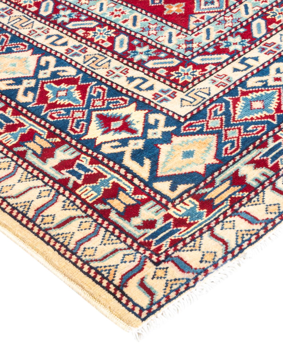 The rich textile tradition of western Africa inspired the Tribal collection of high quality area rugs. Incorporating a medley of geometric motifs, in palettes ranging from earthy to vivacious, these rugs bring a sense of energy as well as plush