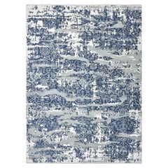 One-of-a-kind Hand Knotted Contemporary Gray Area Rug