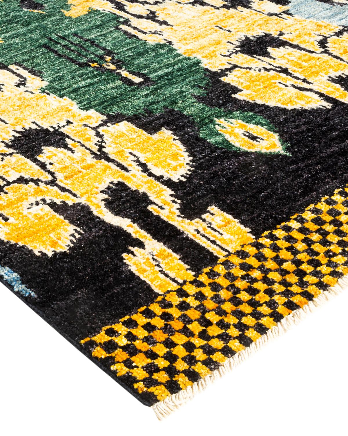 Frisch, temperamentvoll und vor allem luxuriös können die Teppiche der Modern-Kollektion einen traditionellen Raum ebenso beleben wie einen zeitgenössischen Raum erden. Das opulente Muster dieses Teppichs stammt aus der reichen Tradition der
