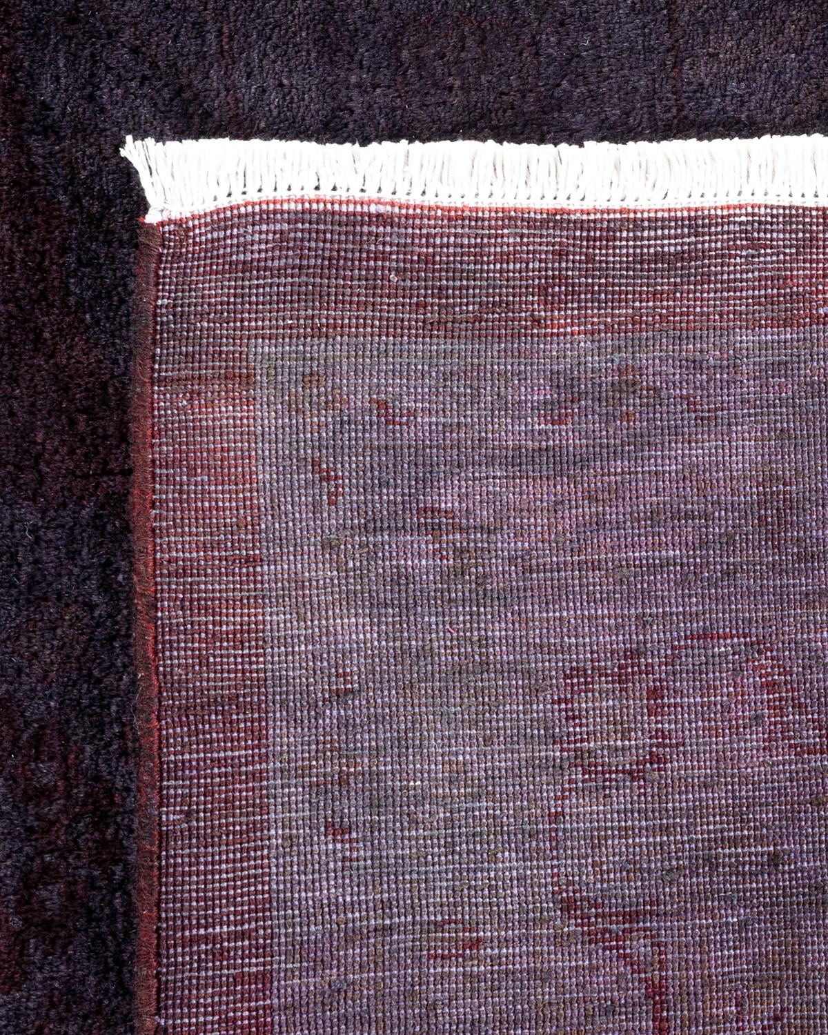 Einzigartiger handgeknüpfter zeitgenössischer grauer Overdyed-Teppich (21. Jahrhundert und zeitgenössisch) im Angebot