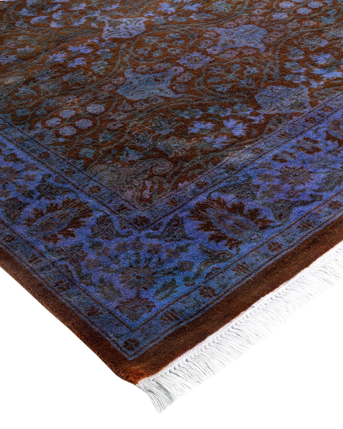 Vibrance rugs epitomize Classic with a twist: Traditional patterns overdyed in brilliant color. Each hand knotted rug is washed in a 100%-natural botanical dye that reveals hidden nuances in the designs. These are rugs that transcend trends, and