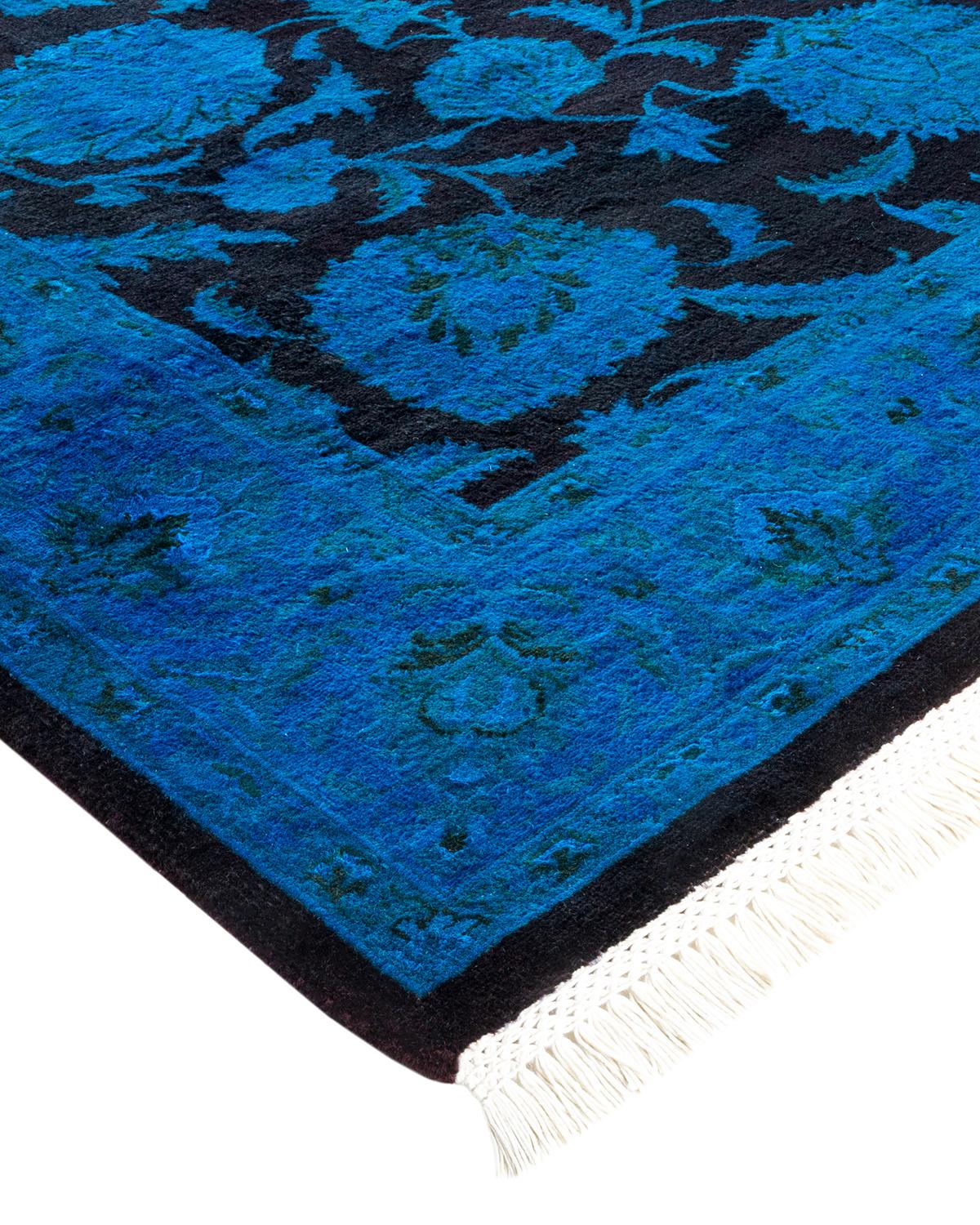 Vibrance rugs epitomize Classic with a twist: Traditional patterns overdyed in brilliant color. Each hand knotted rug is washed in a 100%-natural botanical dye that reveals hidden nuances in the designs. These are rugs that transcend trends, and
