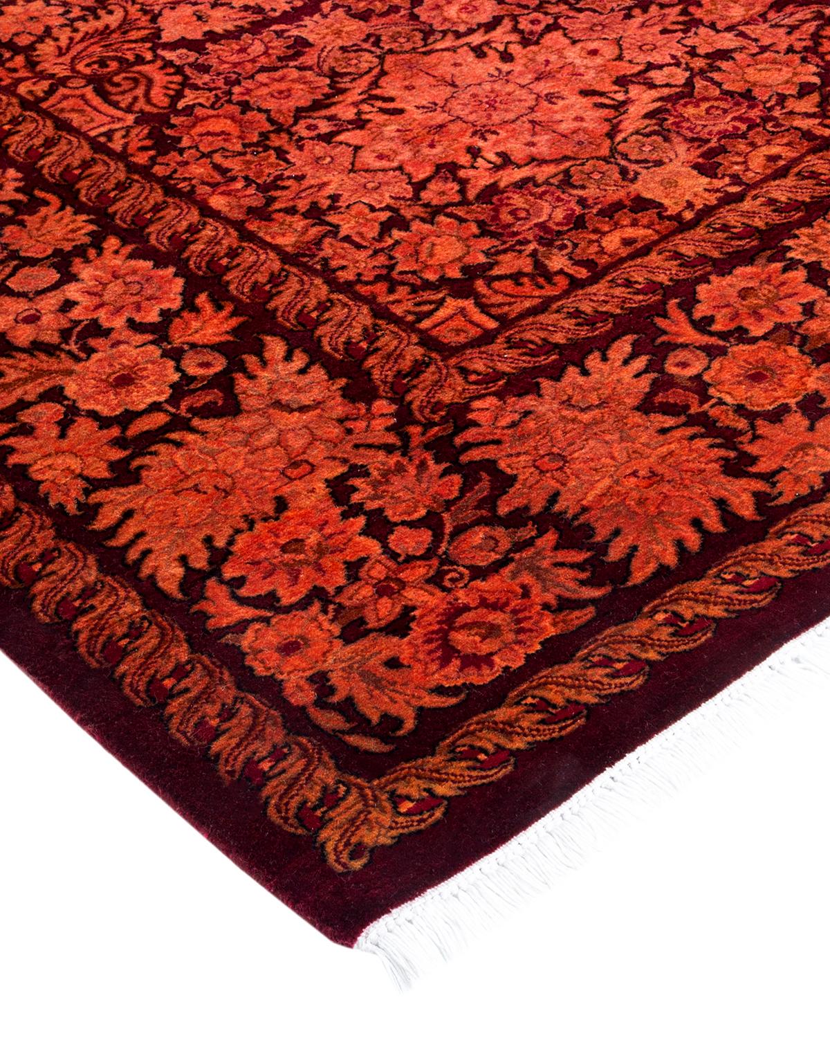 Vibrance rugs epitomize Classic with a twist: traditional patterns overdyed in brilliant color. Each hand knotted rug is washed in a 100%-natural botanical dye that reveals hidden nuances in the designs. These are rugs that transcend trends, and