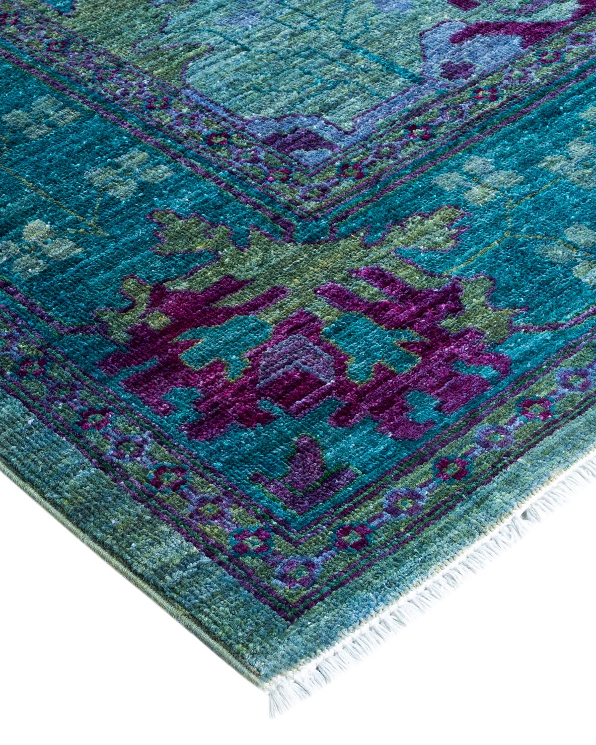 Vibrance rugs epitomize Classic with a twist: traditional patterns overdyed in brilliant color. Each hand knotted rug is washed in a 100%-natural botanical dye that reveals hidden nuances in the designs. These are rugs that transcend trends, and