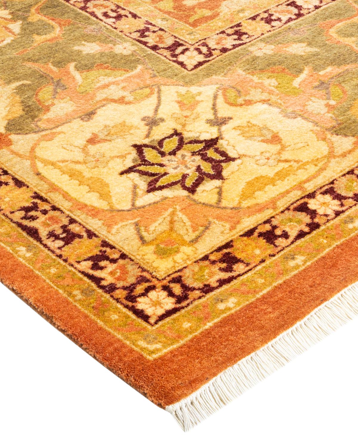 With understated palettes and allover designs, the rugs in the Mogul Collection will bring timeless sophistication to any room. Influenced by a spectrum of Turkish, Indian, and Persian designs, the artisans who handweave these wool rugs imbue