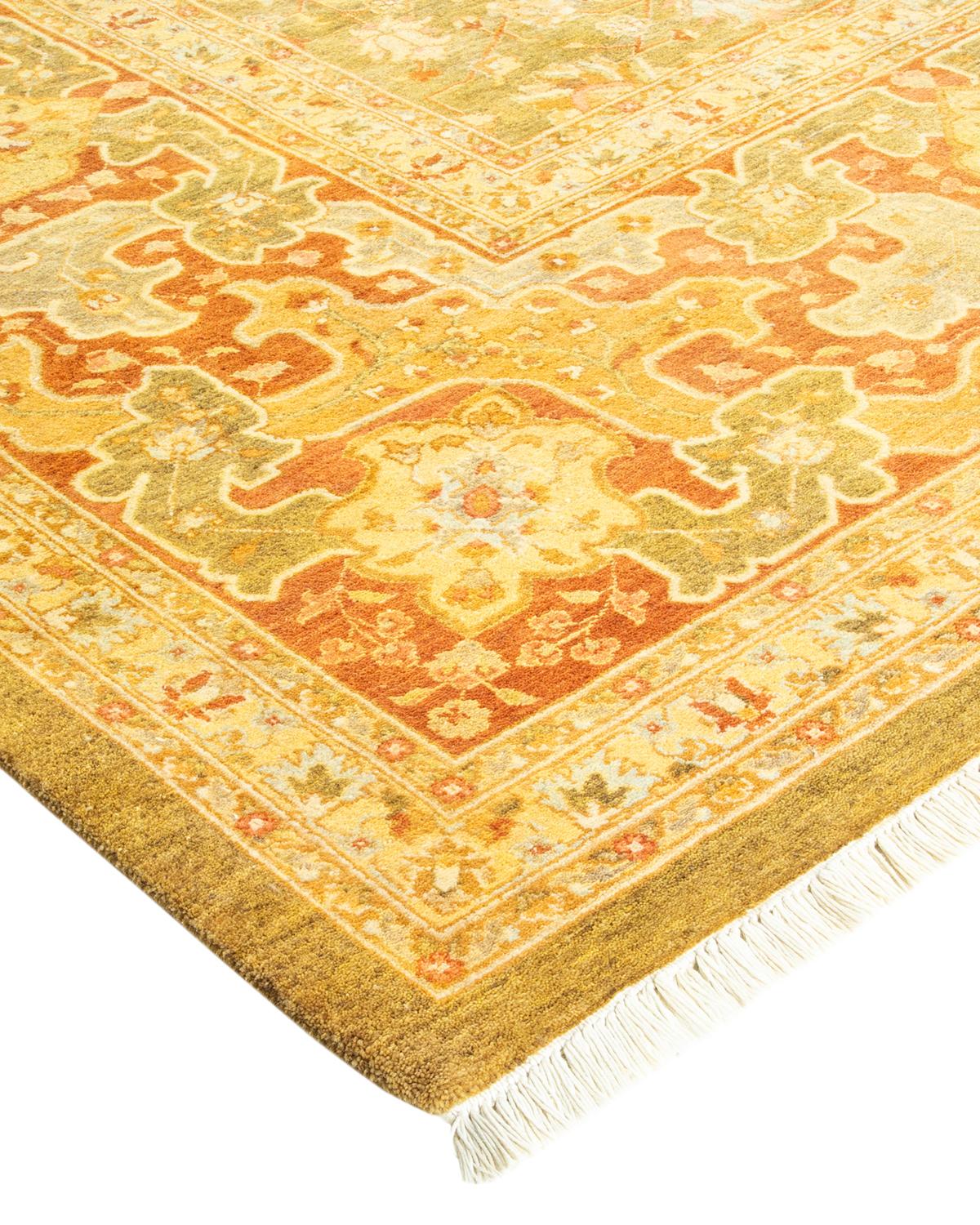 With understated palettes and allover designs, the rugs in the Mogul Collection will bring timeless sophistication to any room. Influenced by a spectrum of Turkish, Indian, and Persian designs, the artisans who handweave these wool rugs imbue
