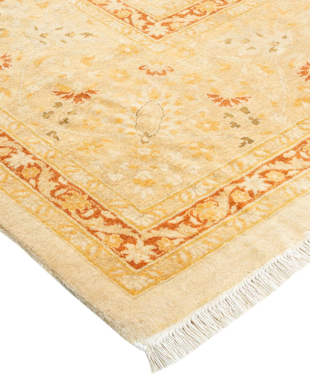 With understated palettes and allover designs, the rugs in the Mogul Collection will bring timeless sophistication to any room. Influenced by a spectrum of Turkish, Indian, and Persian designs, the artisans who handweave these wool rugs imbue