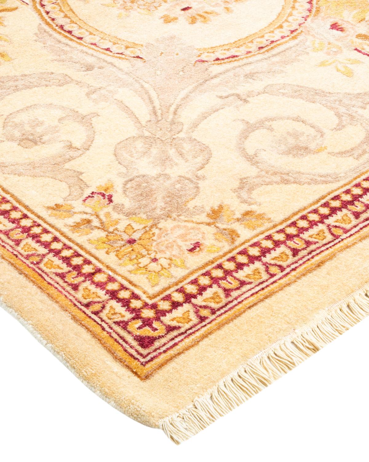 With understated palettes and allover designs, the rugs in the Mogul Collection will bring timeless sophistication to any room. Influenced by a spectrum of Turkish, Indian, and Persian designs, the artisans who handweave these wool rugs imbue