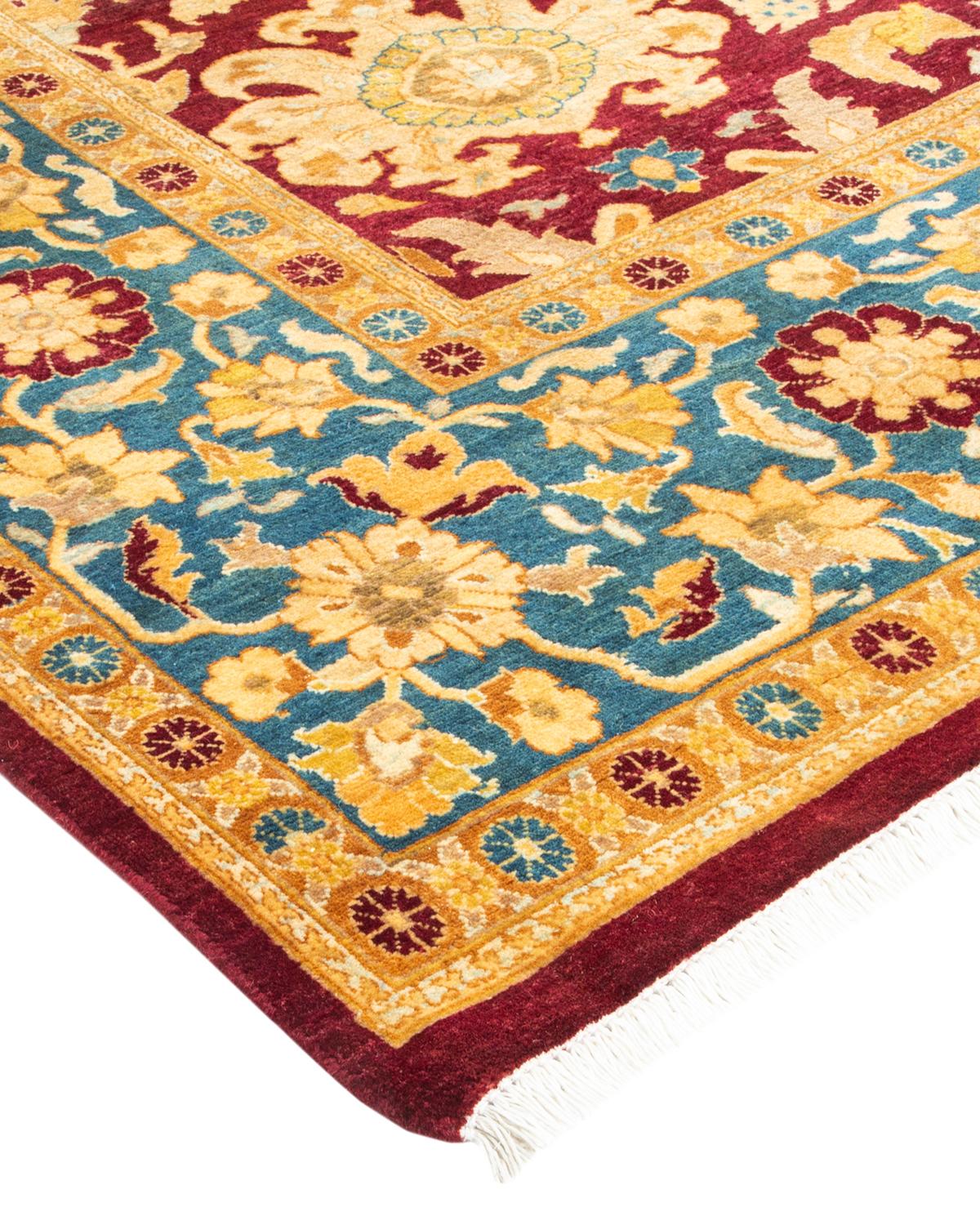 With understated palettes and allover designs, the rugs in the Mogul Collection will bring timeless sophistication to any room. Influenced by a spectrum of Turkish, Indian, and Persian designs, the artisans who handweave these wool rugs imbue