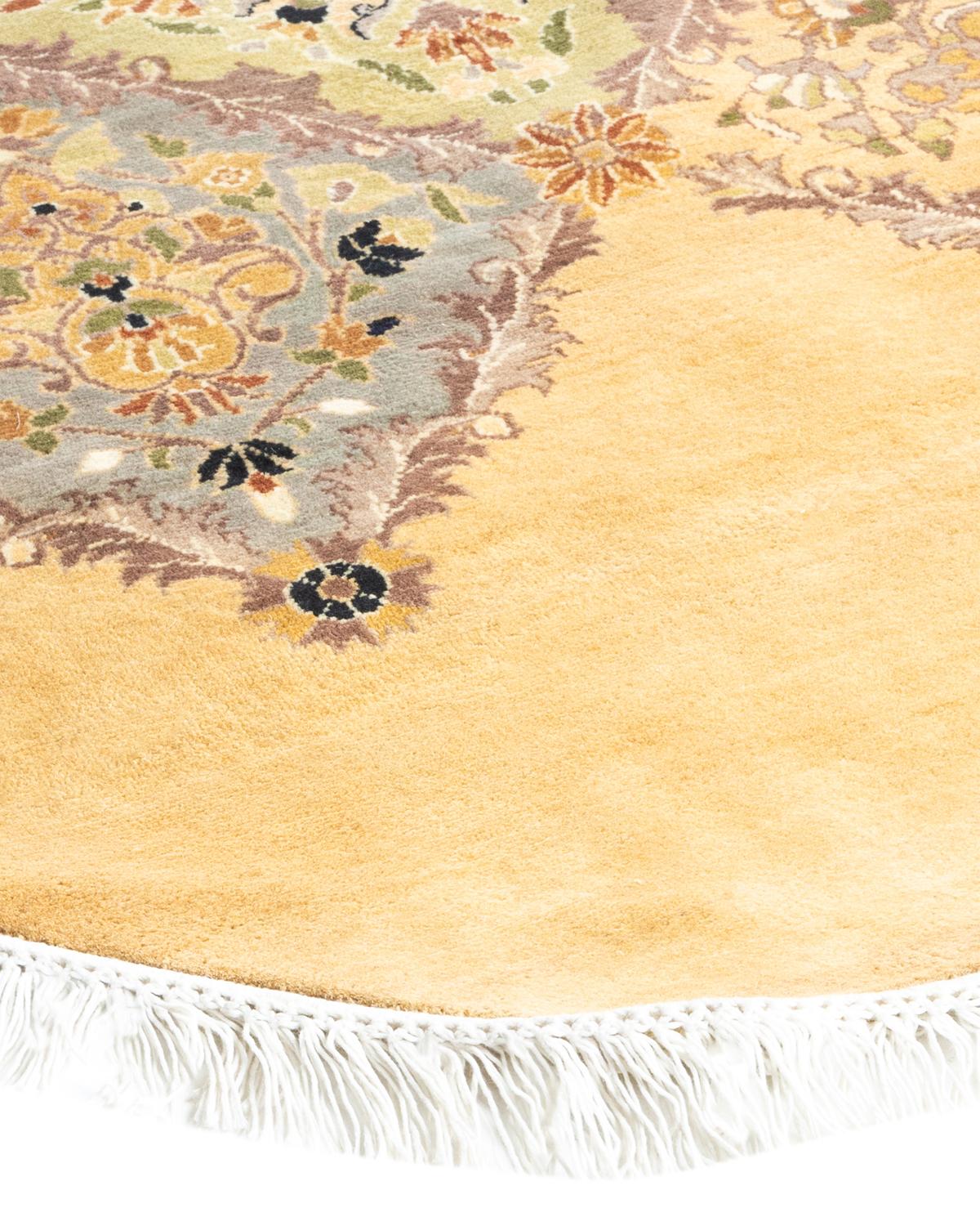 With understated palettes and allover designs, the rugs in the Mogul Collection will bring timeless sophistication to any room. Influenced by a spectrum of Turkish, Indian, and Persian designs, the artisans who handweave these wool rugs imbue