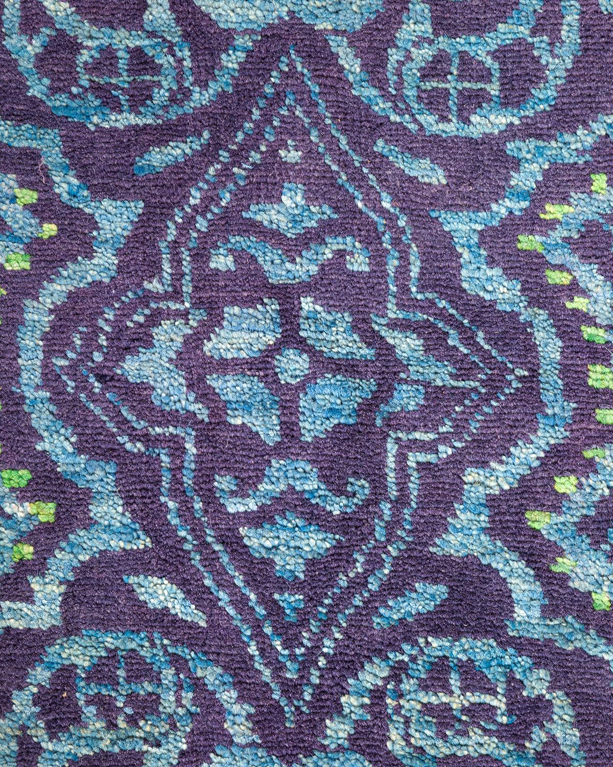 suzani purple rug