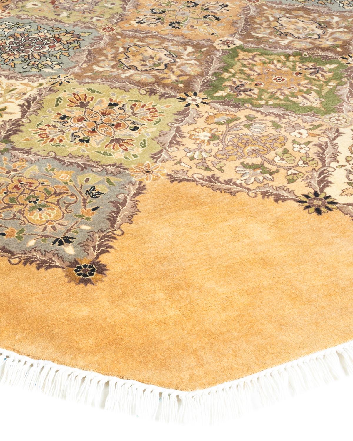 With understated palettes and allover designs, the rugs in the Mogul Collection will bring timeless sophistication to any room. Influenced by a spectrum of Turkish, Indian, and Persian designs, the artisans who handweave these wool rugs imbue
