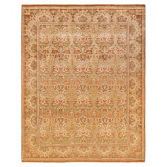 One-of-a-kind Hand Knotted Oriental Eclectic Orange Area Rug